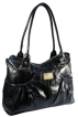 Кожаная сумка Eleganzza, цвет: черный Z26 - 1375-1 2008 г инфо 7073r.